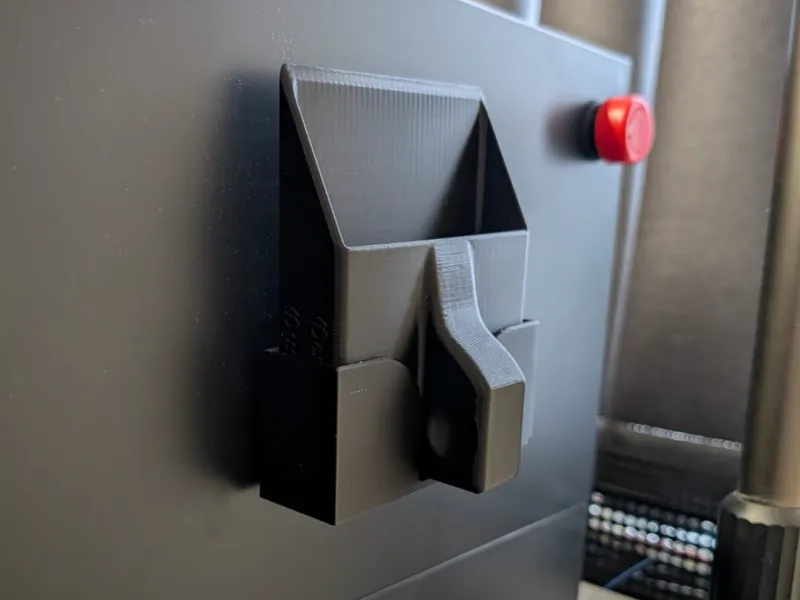 Holder for "X1 Carbon Printer bottom Dust-Pan"