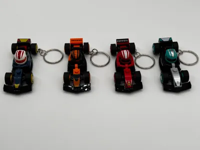 Mini F1 Brick Racer Keychain Mount 