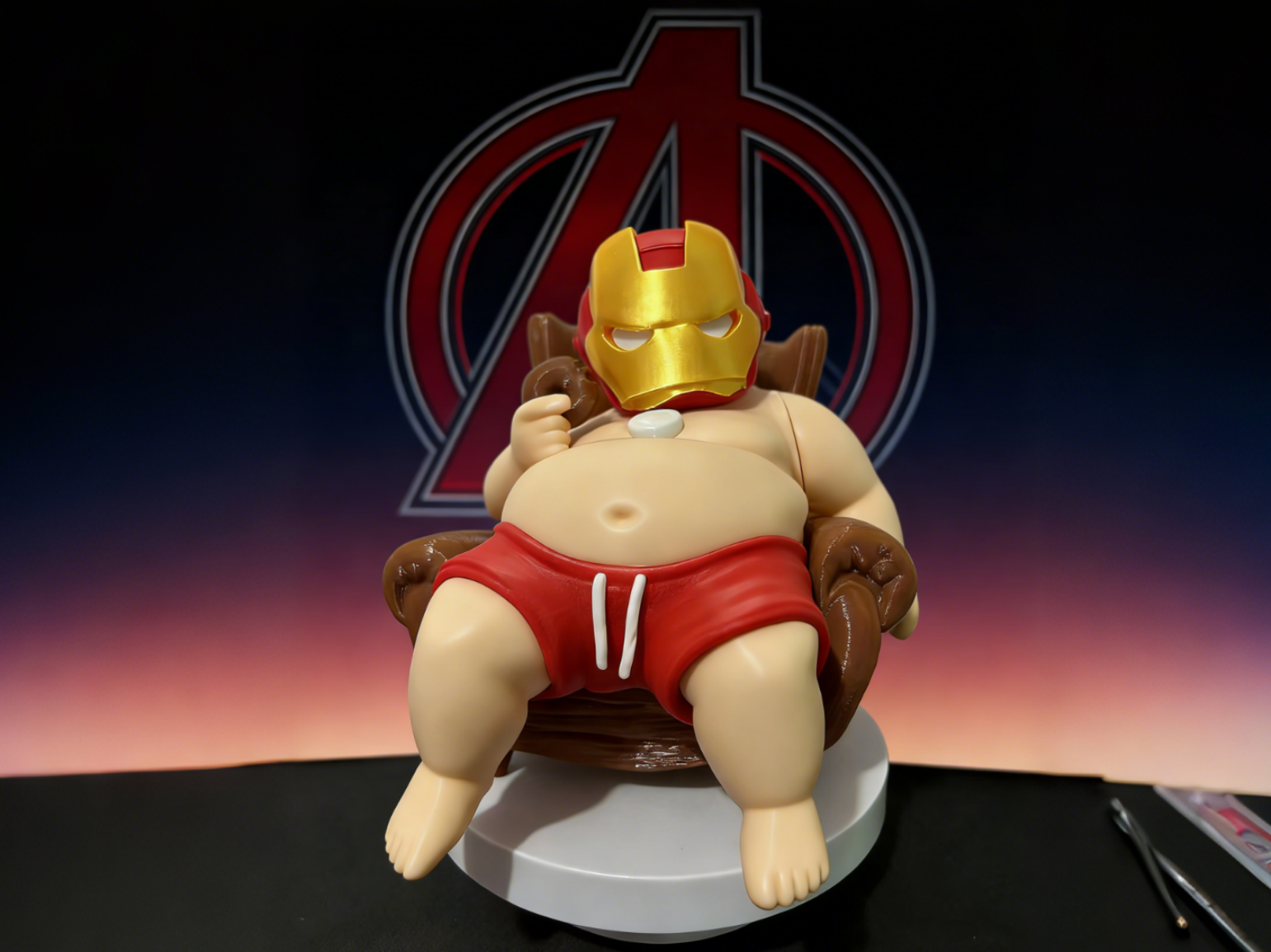 【复仇者联盟】肥宅钢铁侠 Iron Man - 拆件打印，No AMS