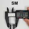 SM (~23.7mm) - 1 Pair, Thread tester, TPU Pads