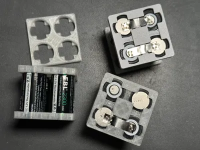 Sub-C 2x2 Battery End Cap