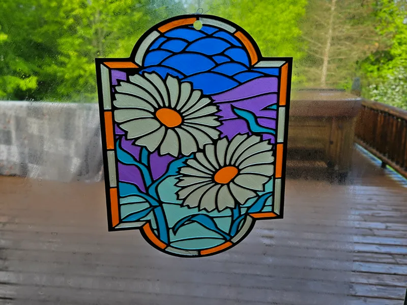 Sunflower Sun Catcher/Stained Glass