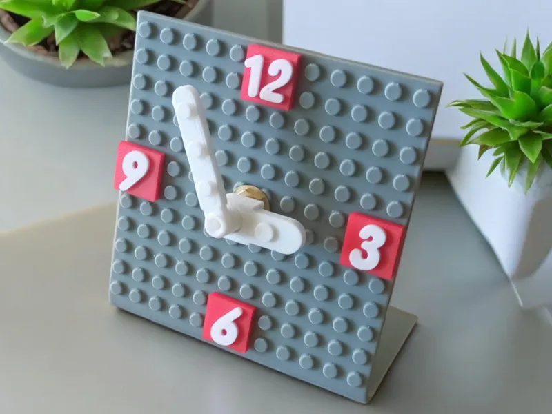 Table brick clock