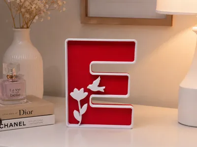 Floral Alphabet Letters A-Z