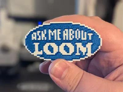 Monkey Island 'Ask me about LOOM' Badge