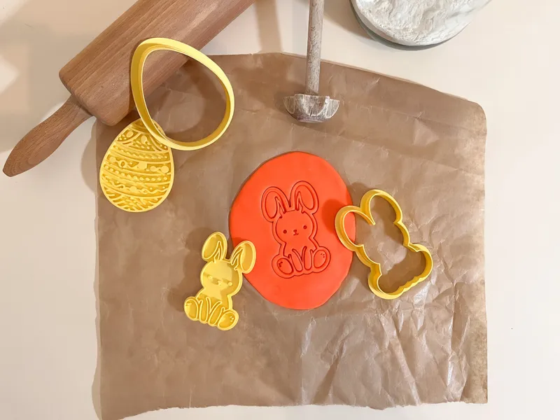 Easter bunny cookie cutter