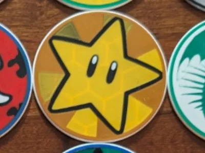 Mario kart Star Powerup Coaster
