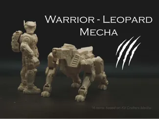 Warrior Leopard Mecha Robot