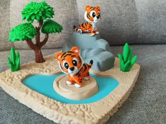 flexi tiger Mini safari