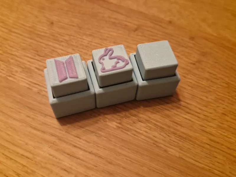 Custom Keycaps for Fidget Clicker (by Shadow)