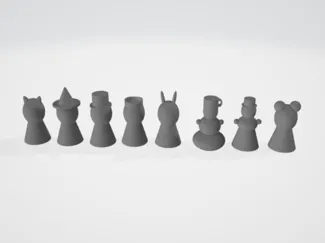 Custom 3D-Printed Game Pieces for Board Games