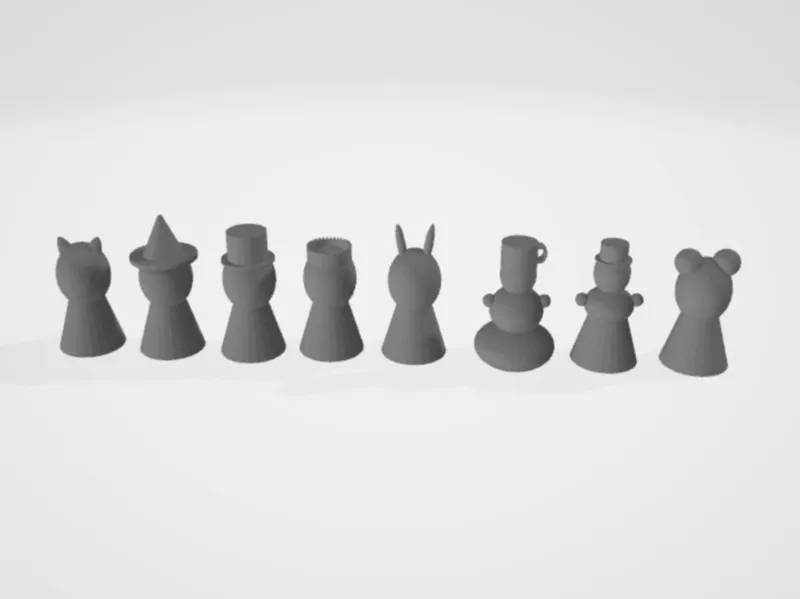 Custom 3D-Printed Game Pieces for Board Games