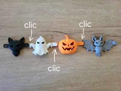 Halloween Garland – Easy Print & Snap (no support)
