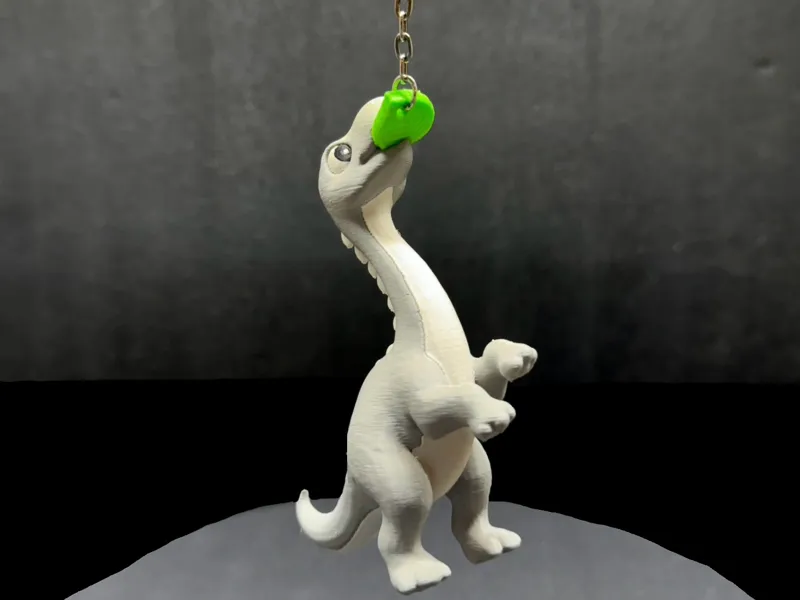 Little Long Neck Dino Keychain
