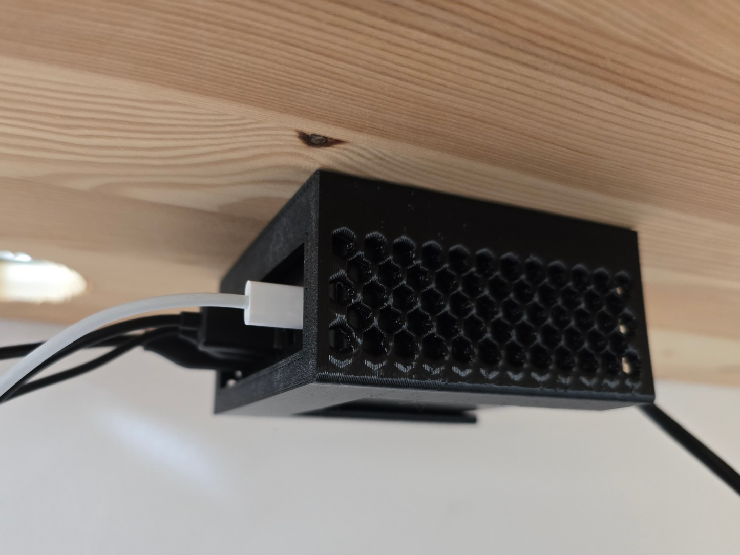 Charger holder - under desk mount