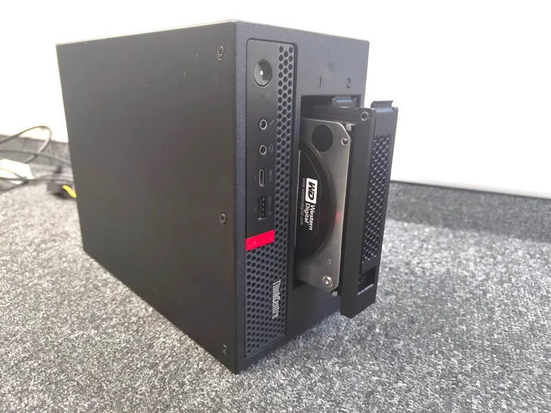 ThinkNAS - 2x HDD enclosure for Lenovo M920q