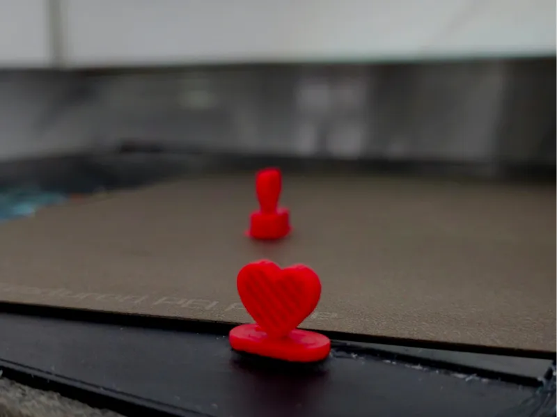 Valentine's Day Heart Plug for Bambu Lab P1S - p1p