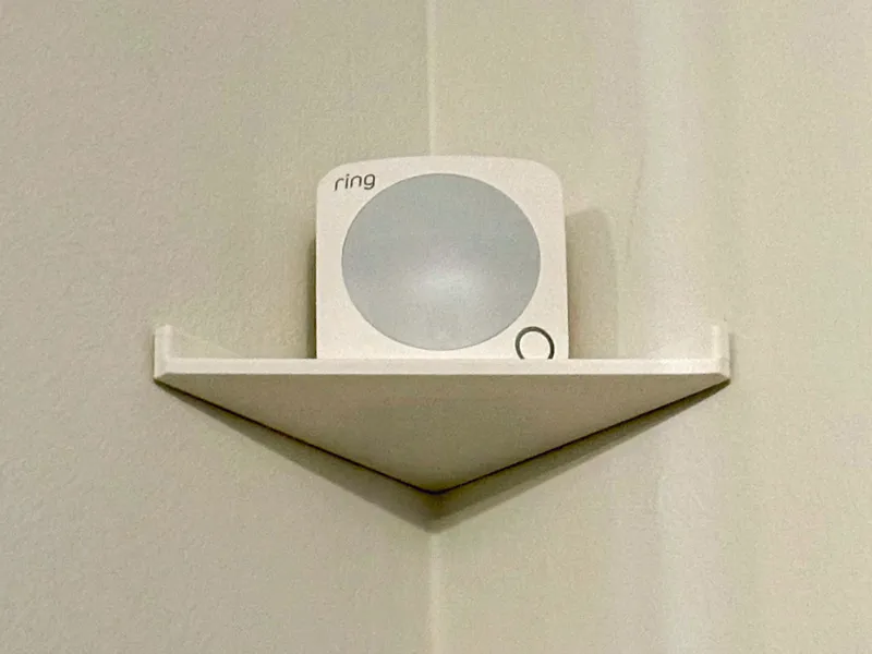 Ring Motion Detector Corner Shelf