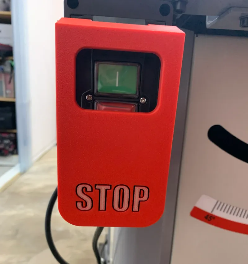 Emergency Stop for Axminster AP254SB Table Saw
