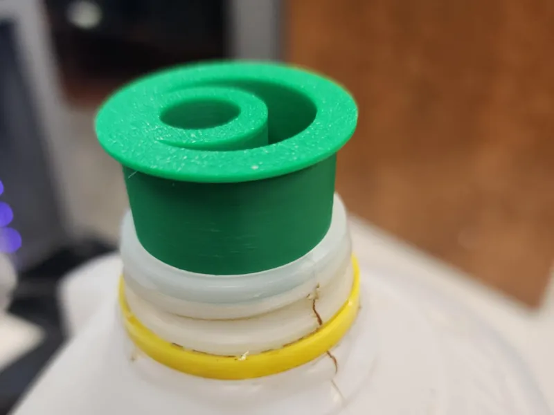 Milk Jug Hydroponics Adapter