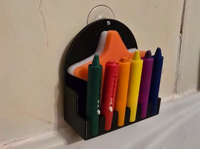 Bathtub Crayon Holder