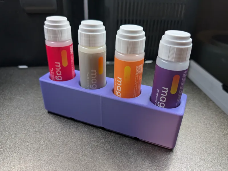 Magigoo Quad Holder (Gridfinity Compatible)