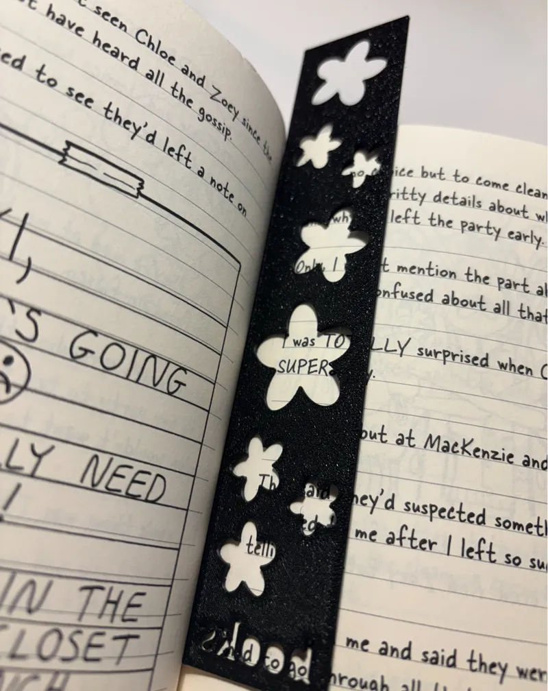flower bookmark
