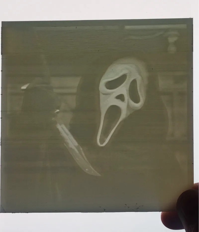Ghostface from Scream Lithophane