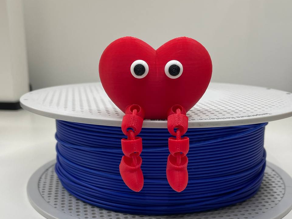 Adorable Flexi Heart with eyes