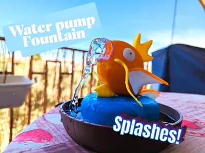 Magikarp water fountain