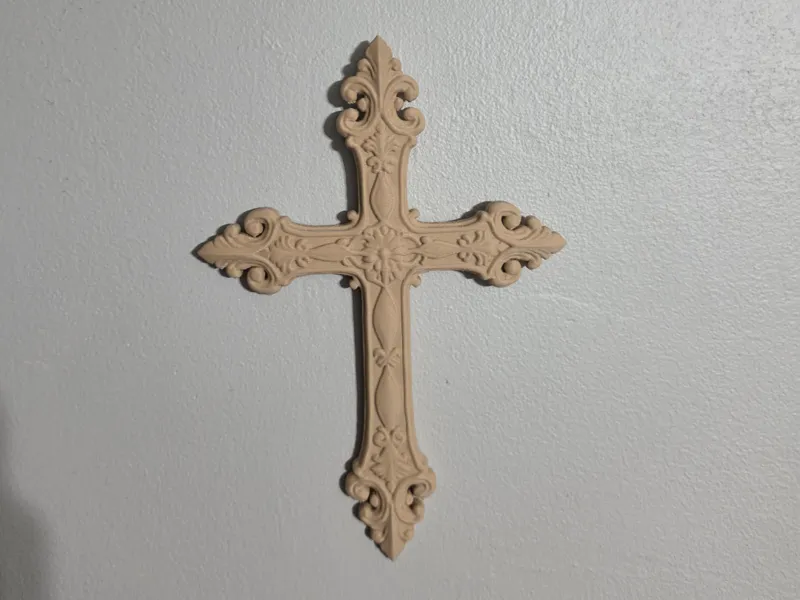 Vintage Ornamental Cross – Elegant Wall Décor