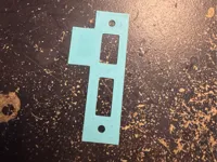 Cale d'entretoise pour gâche de porte ancienne — photo 1