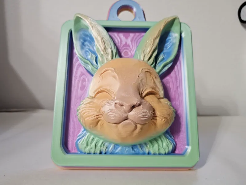 3D Hasen Easter Wanddeko & Schlüsselanhänger