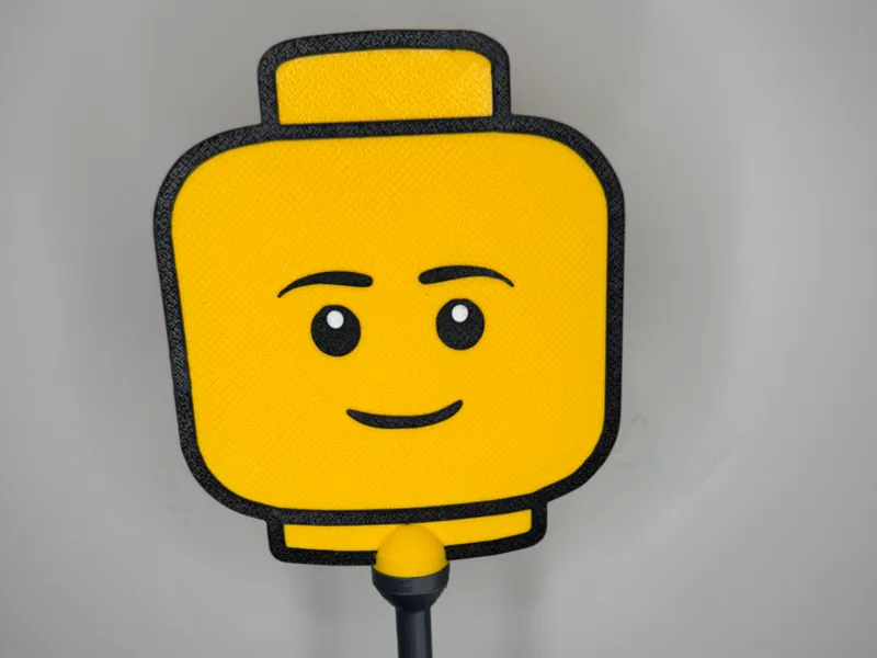 Brick Figure Head Tap To Pay