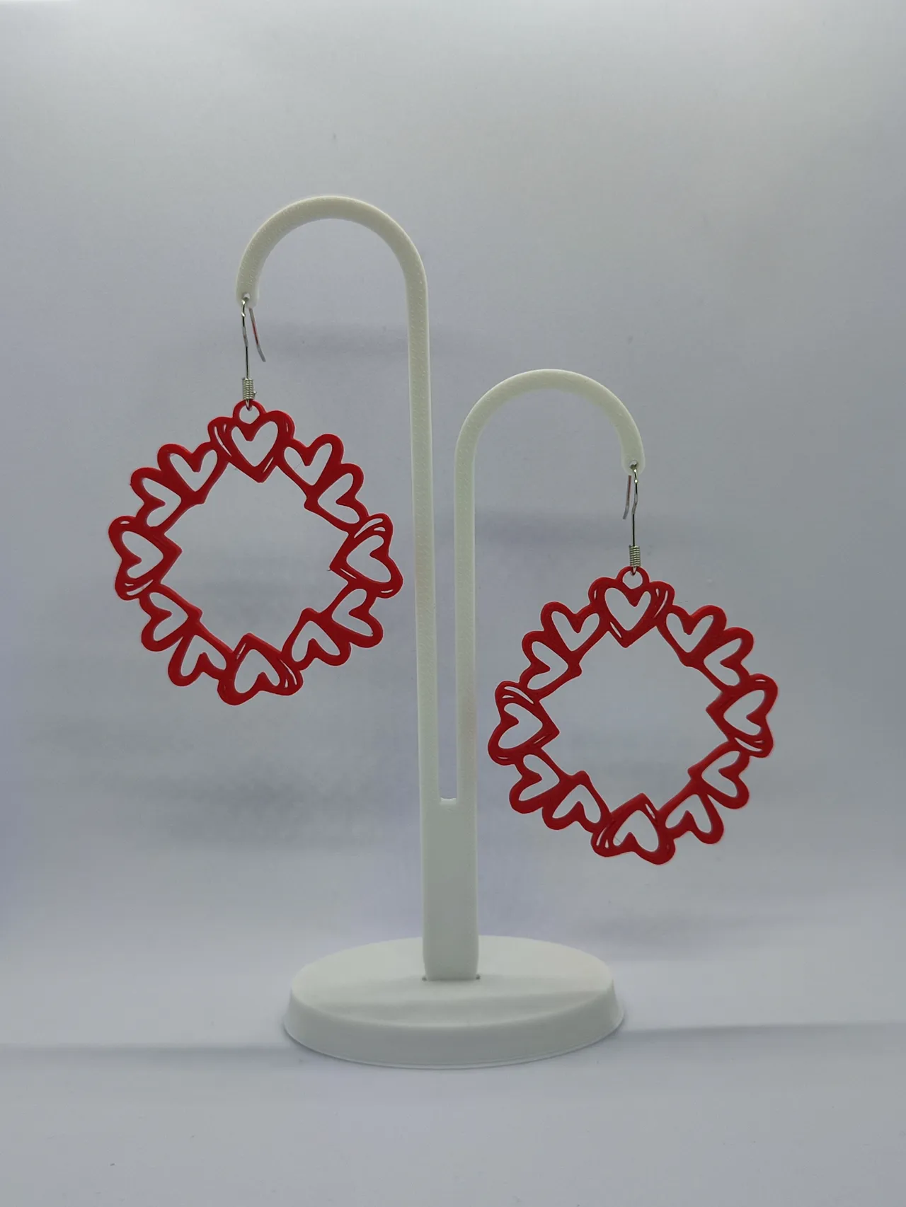 Pendientes Latidos Rojos view 2