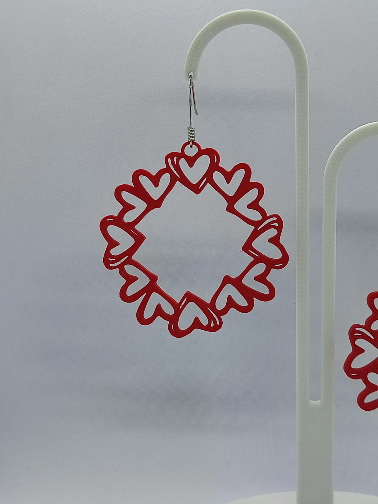 Pendientes Latidos Rojos view 4