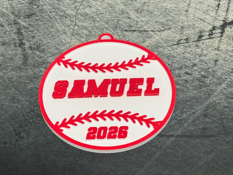 Baseball Bag Tag