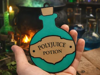 Alchemy Potion Bottle Christmas Ornament