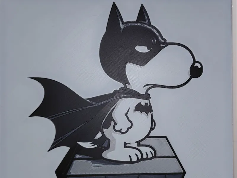 Snoopy x Batman - Hueforge