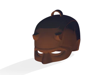 Daredevil Helmet Keychain