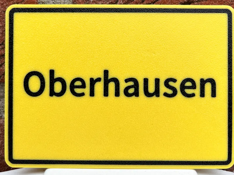 Ortseingangsschild Oberhausen