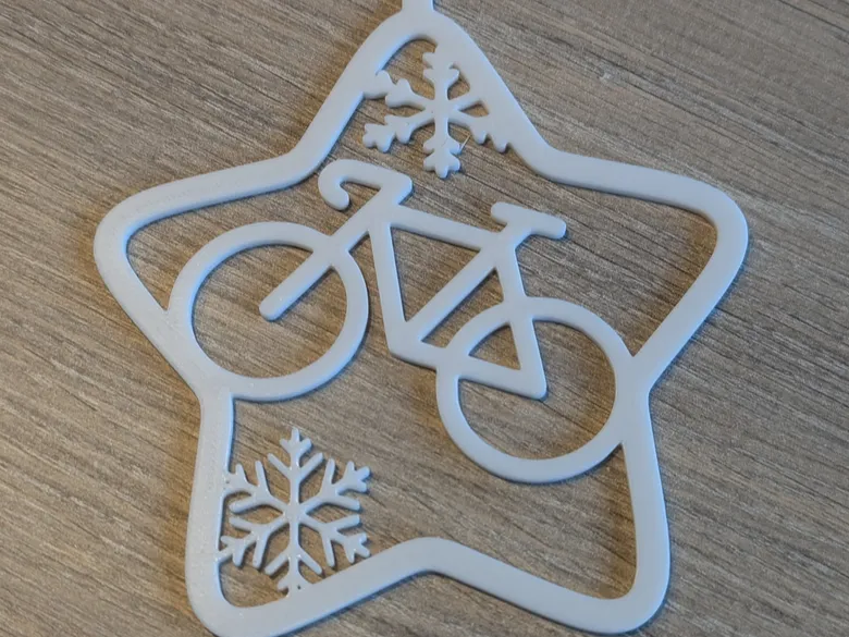 xmas cycling ornaments