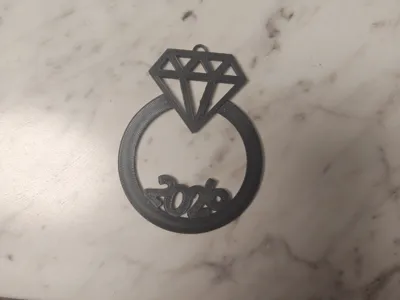 2026 engagement ornament 