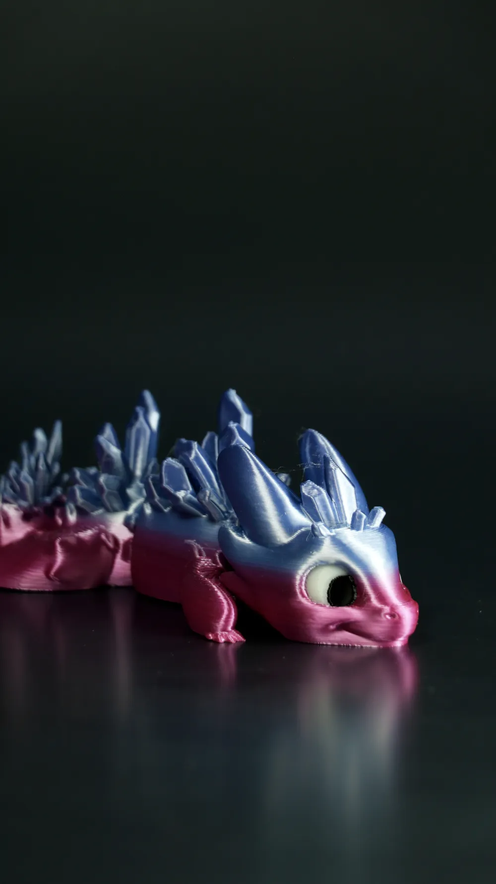Articulated Crystal Dragon - Free 3D Print Model - MakerWorld