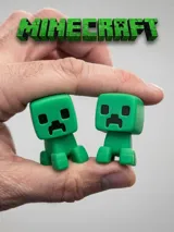 Фигурка Creeper от Minecraft с въртяща се глава