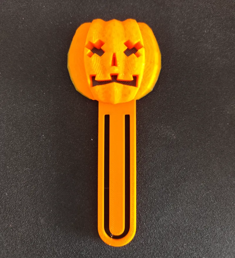 Pumkin bookmark halloween V.5
