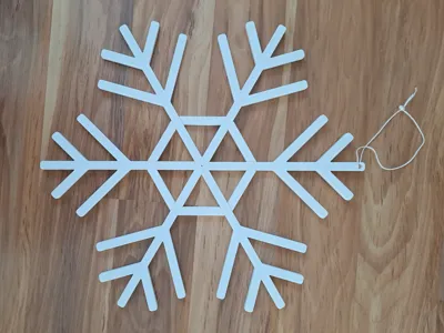 Snowflake 35 cm foldable