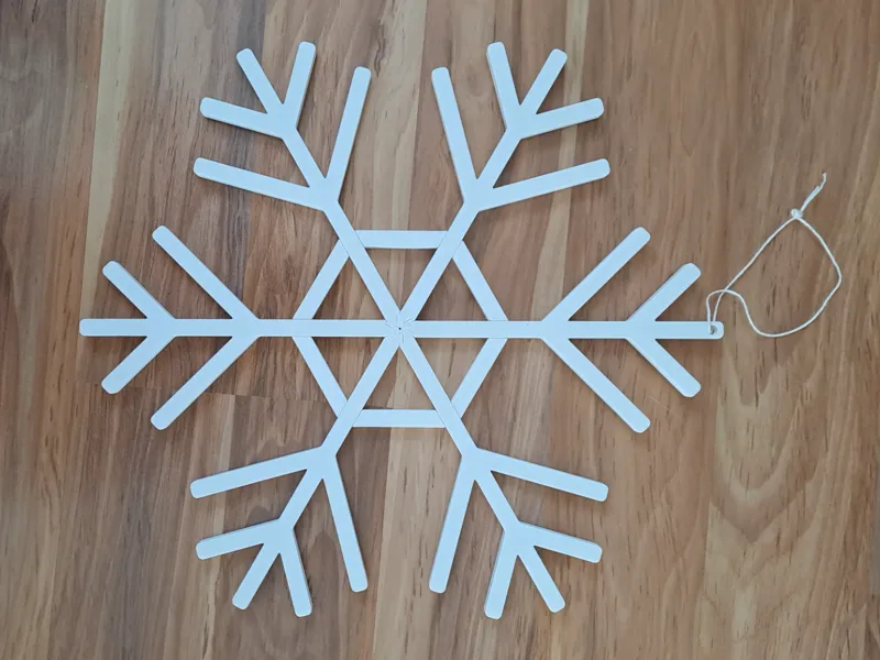 Snowflake 35 cm foldable