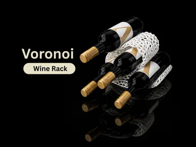 Voronoi Wine Rack