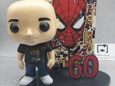 Funko Pop-style man figure